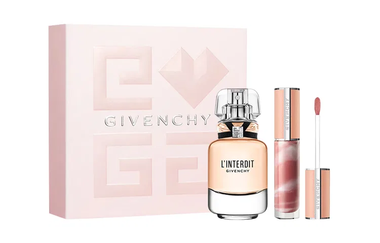 Набор: блеск для губ и парфюм Givenchy, цвет N210, 35 мл