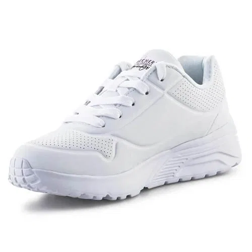 Детские повседневные кроссовки с принтом Uno Lite Spread The Love Skechers, Weiss — фото 3