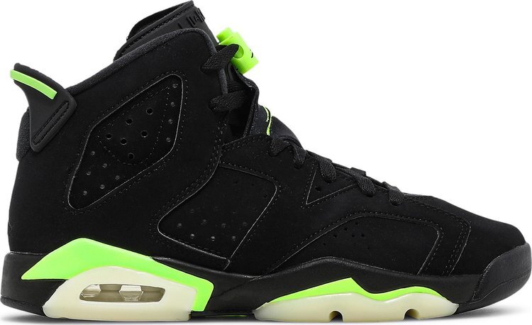

Кроссовки Air Jordan 6 Retro GS Electric Green, черный