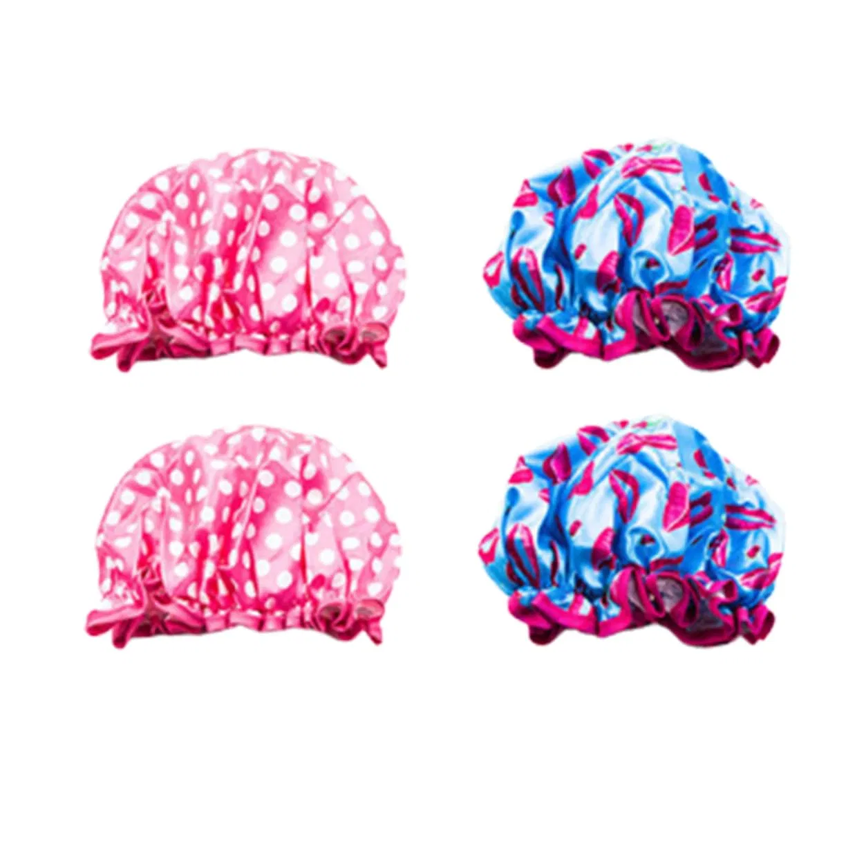 Шапочка для душа двойная, Housoutil, 4 шт, 25x25 см — фото 4
