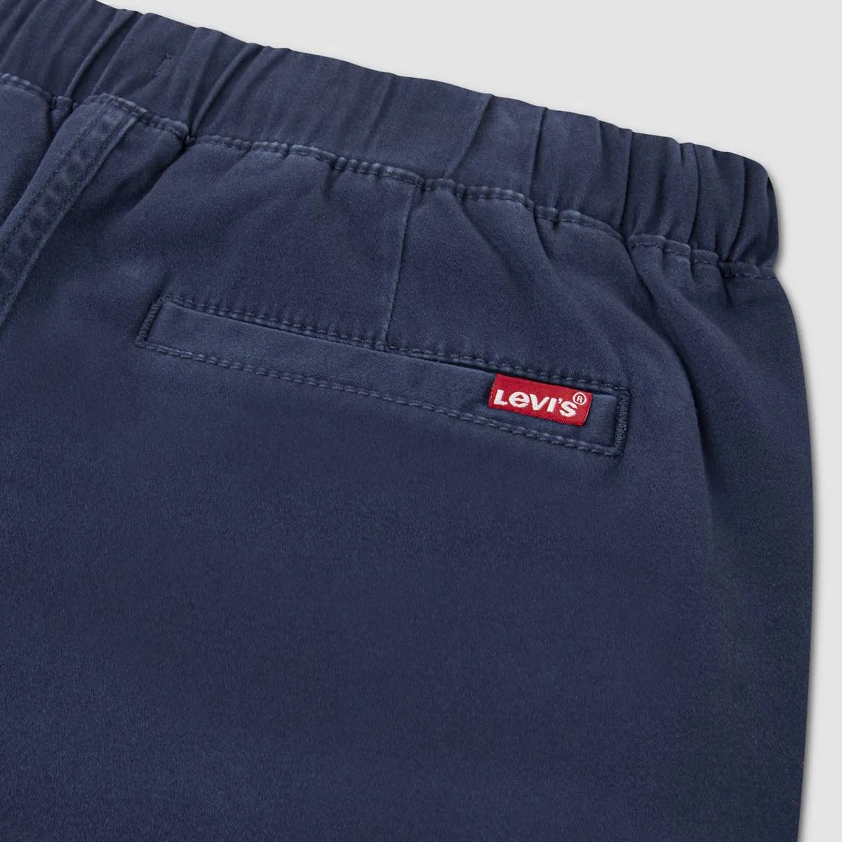 Узкие замшевые брюки на резинке для мальчиков 2-4 лет Levi's, Dress Blues - Blue — фото 3