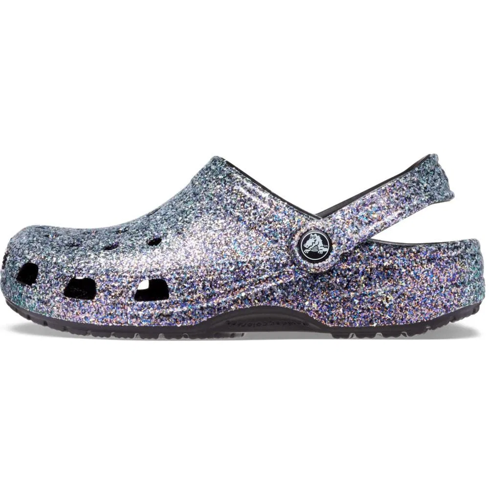 Детские сабо для мальчиков Crocs Classic Clog, Black Multicolor — фото 3