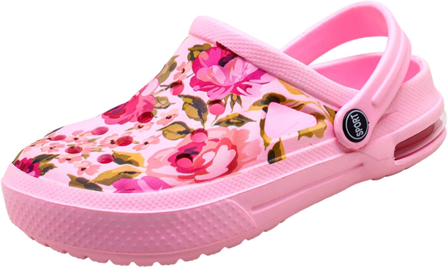 

Женские сабо YUKTOPA, унисекс, летние садовые сабо, нескользящие, быстро сохнущие сандалии, повседневные тапочки, розовый