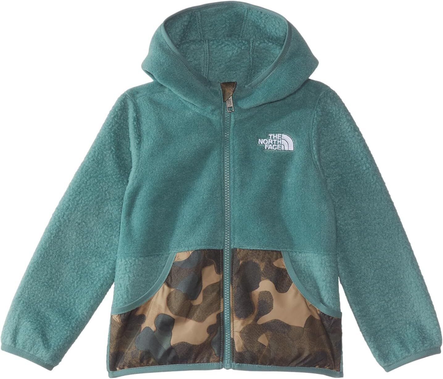 

Худи The North Face Kids Forrest Fleece Full Zip Hoodie, цвет Dark Sage