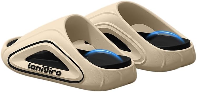 

Мужские слайд-сандалии FSwinder с толстой подошвой, легкие EVA, модные, противоскользящие, для дома и улицы, летние домашние тапочки, коричневый