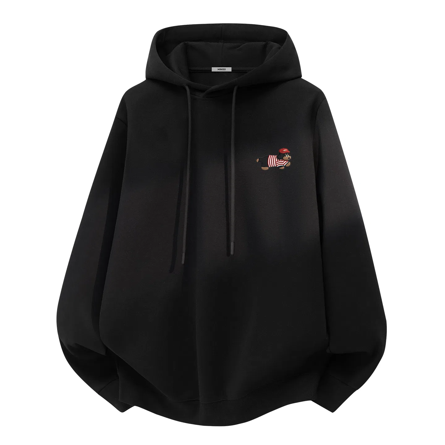 Детский худи с капюшоном Red Hat Dachshund Chest Logo MINISO, Black (Ma Red Hat Dachshund Chest Logo)