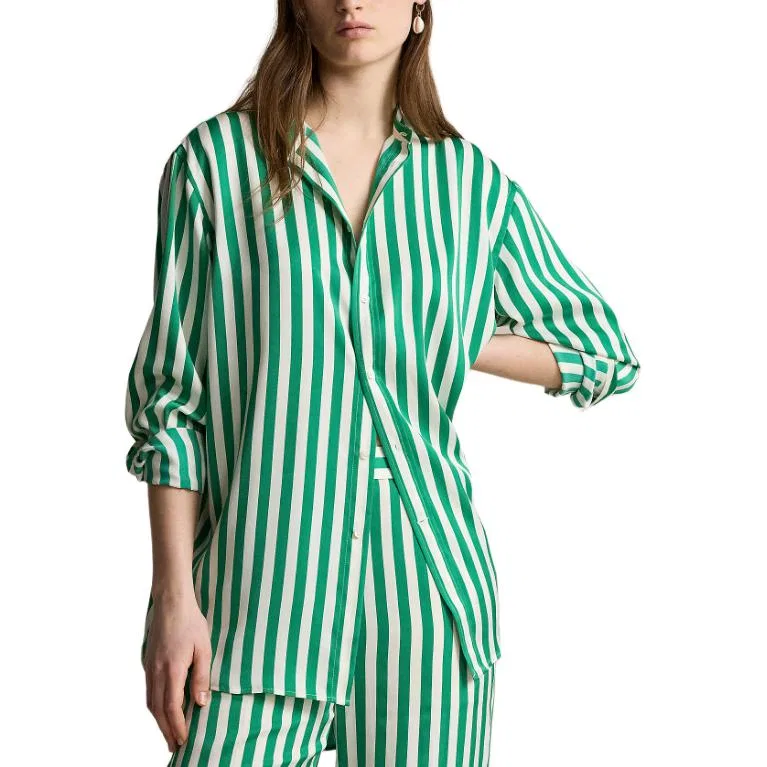 Женская рубашка с коротким рукавом Polo Ralph Lauren, Green