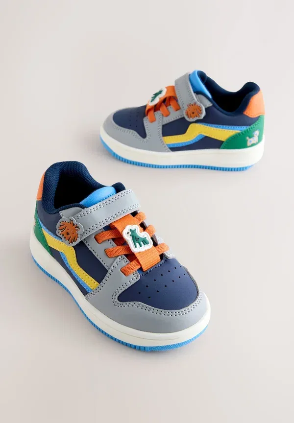 Ботинки на липучке Touch fastening elastic - regular fit - baby shoes Next, темно-синий Dogs — фото 4