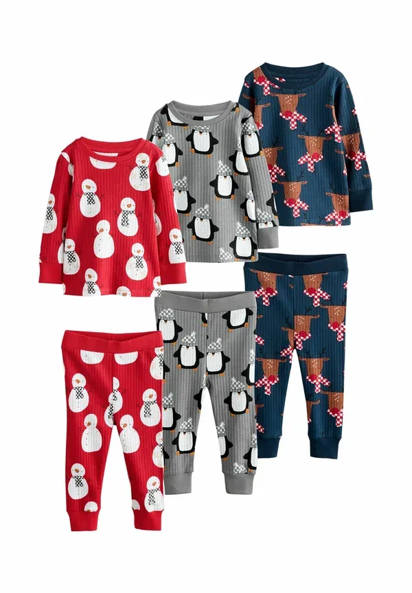 Комплект пижамы из 3 предметов Regular fit Xmas Snuggle Next, красный