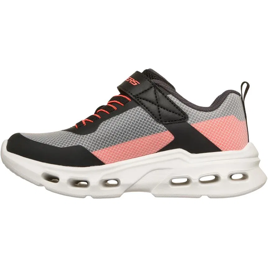 Детские кроссовки для мальчиков дышащие с амортизацией Skechers Kids, Orange Black — фото 2