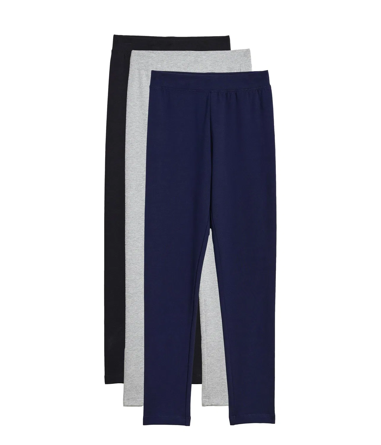 Комплект из 3 леггинсов (для малышей/детей постарше) Primary Kids, Navy/Black/Heather Gray Mix