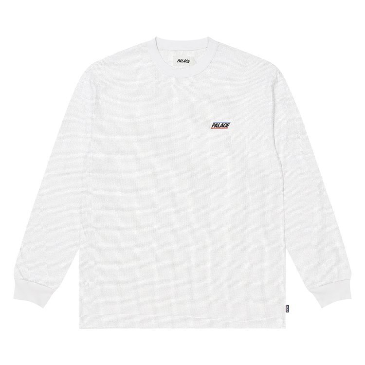 

Лонгслив Palace Waffle Long-Sleeve 'White', белый