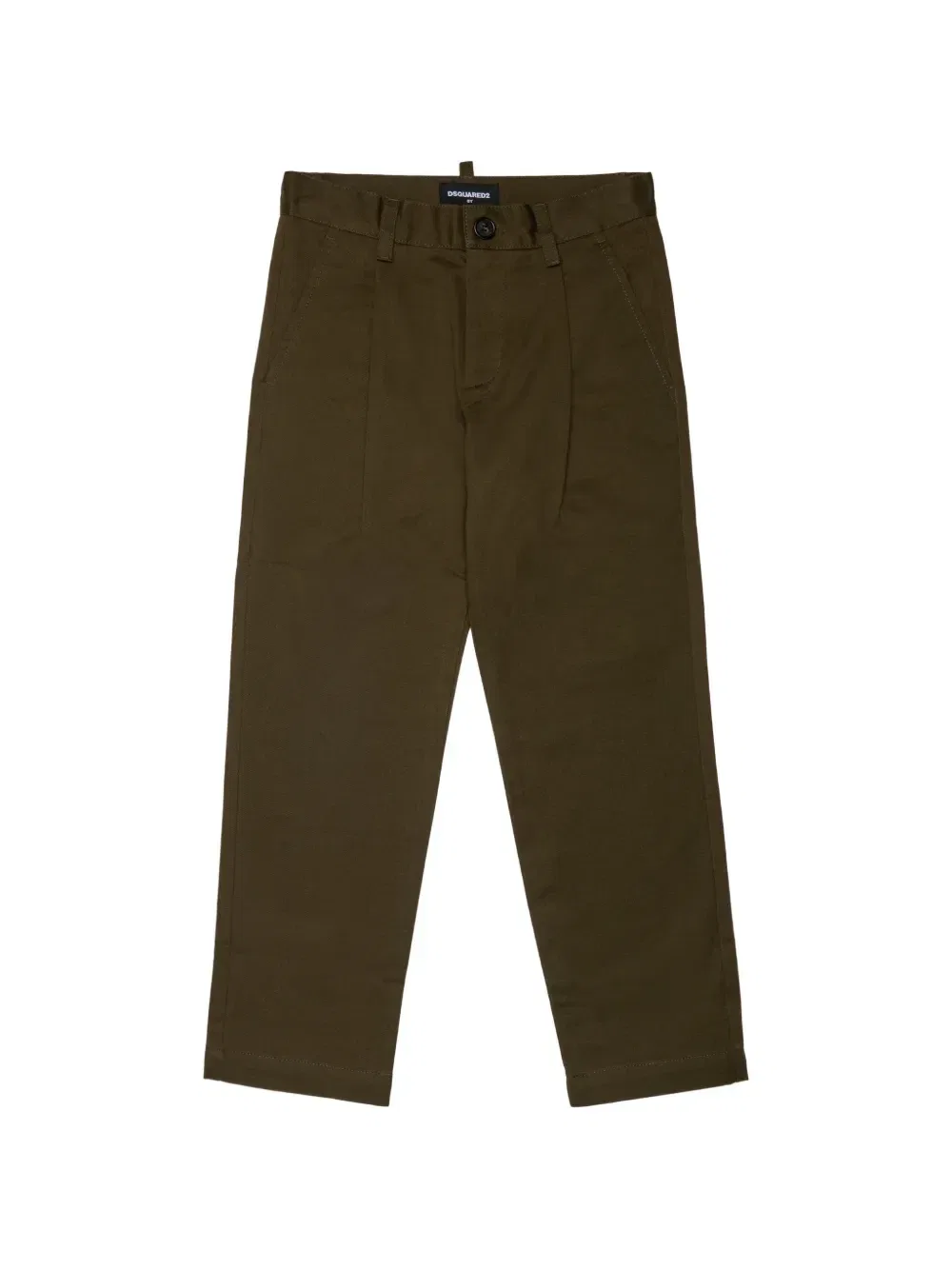 Плиссированные брюки Dsquared2 Kids, зеленый