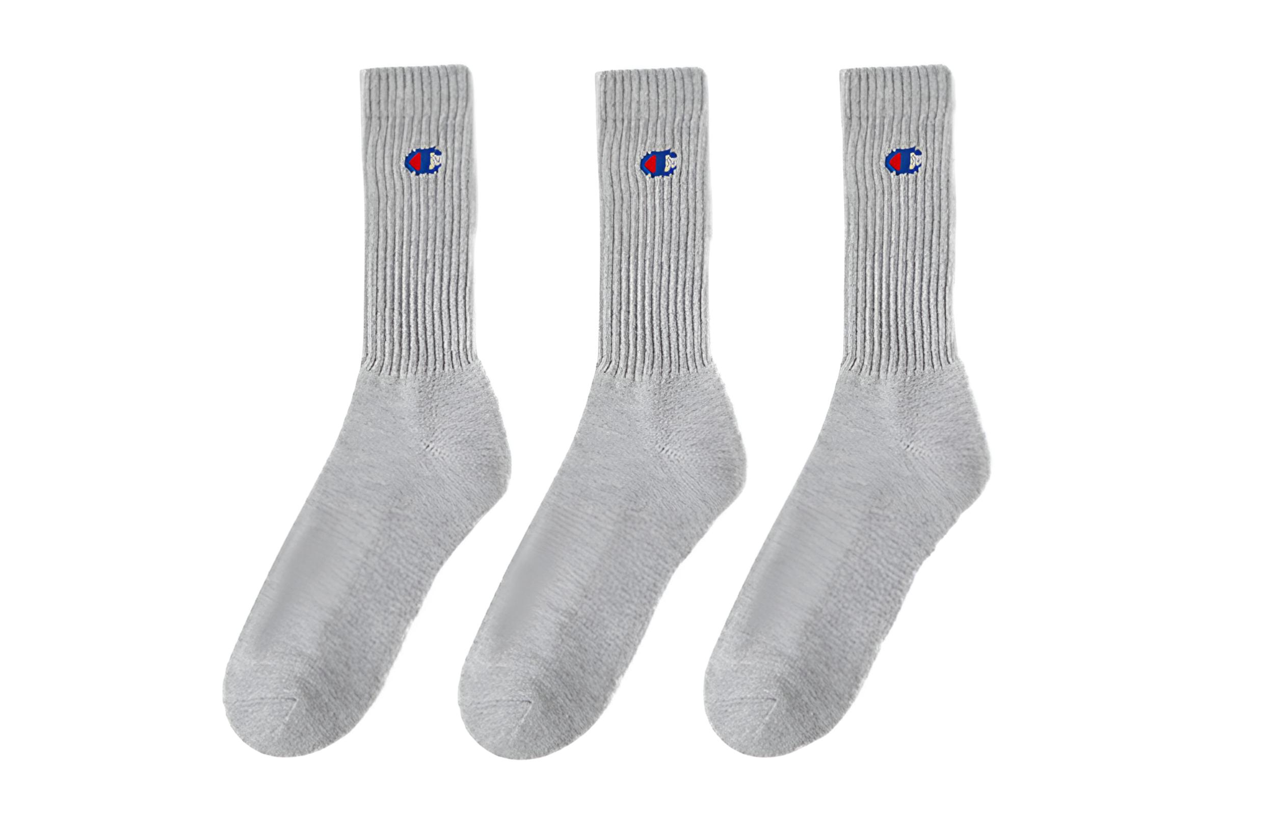 

Низкие носки унисекс Champion, светло-серый