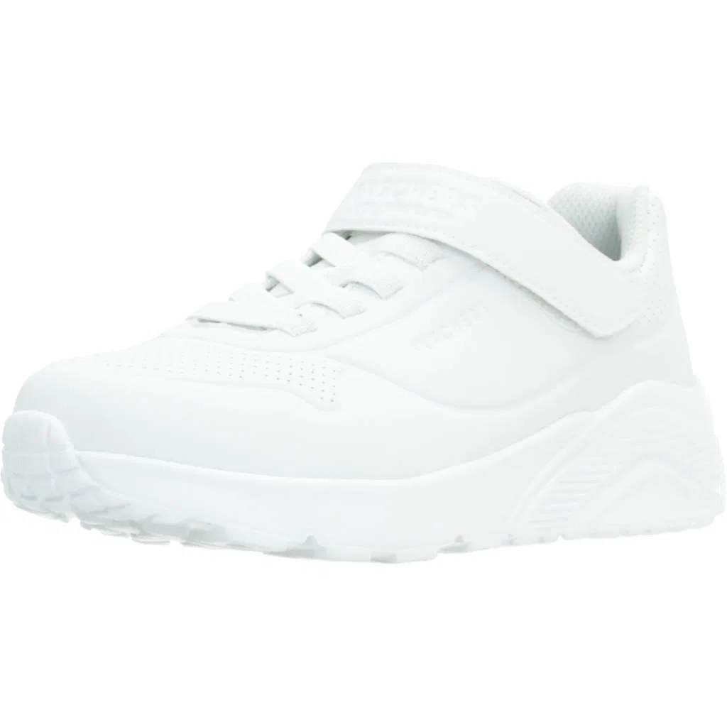 Детские кроссовки из эко-кожи Skechers Uno Lite, Weiß