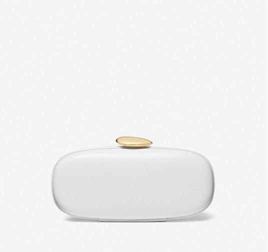 

Клатч кожаный Michael Kors Tina Small Leather, белый