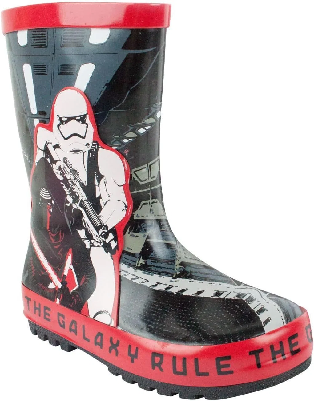 Детские резиновые сапоги для мальчиков с принтом Stormtrooper STAR WARS, Black