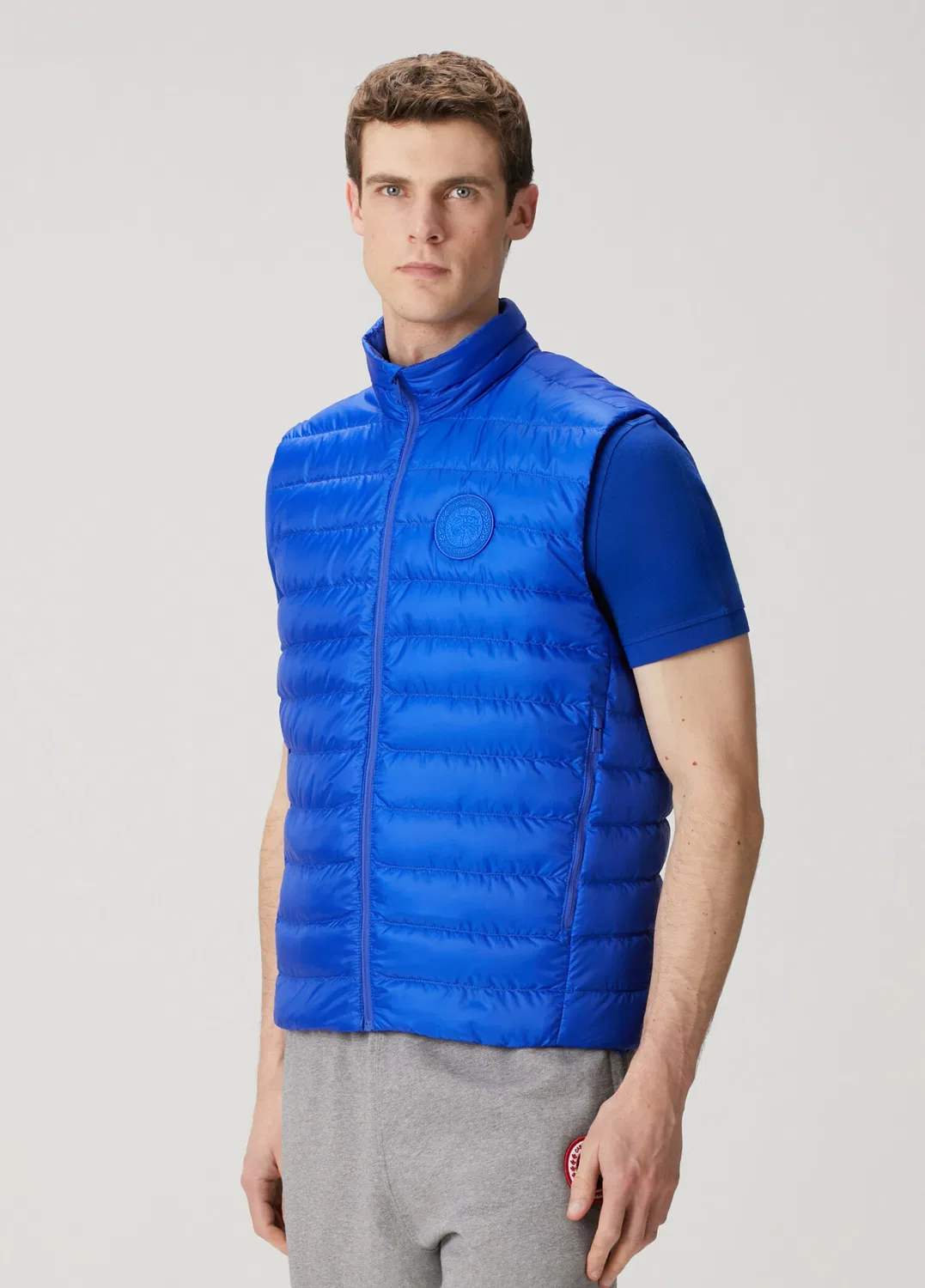 Пуховик жилет Canada Goose Stratus, blue — фото 3