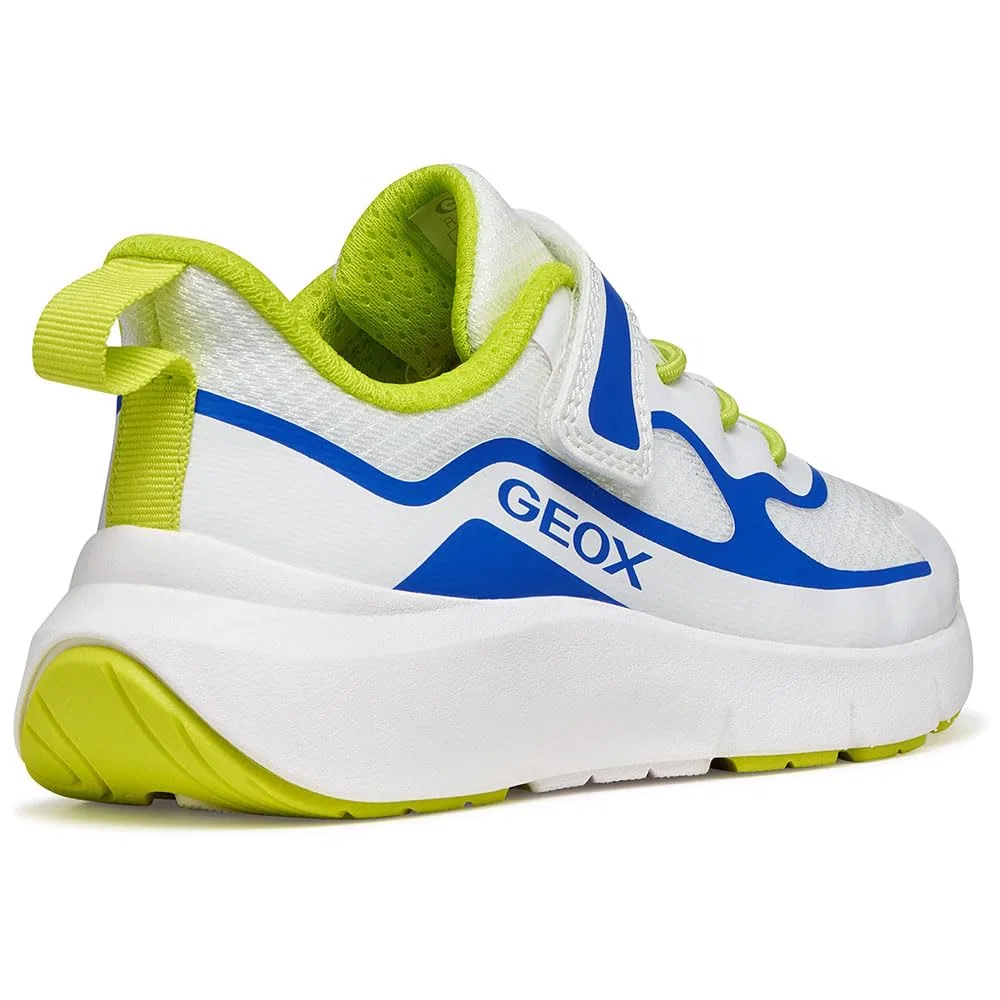 Детские спортивные туфли для мальчиков с липучкой Geox Pro-Ran J65P7F Geox, Bianco — фото 4