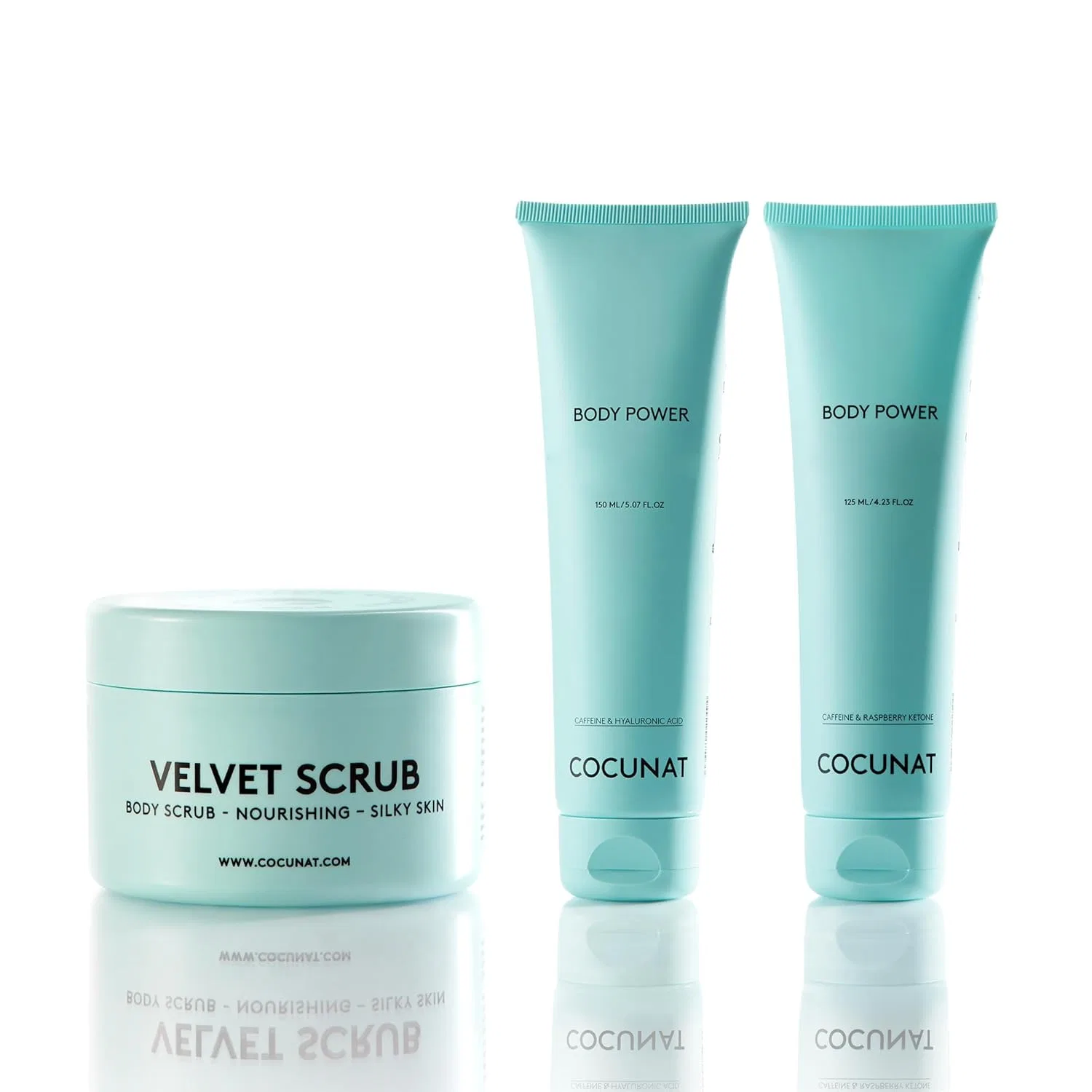 Набор для тела Body Power + Velvet Scrub, COCUNAT, 475 г