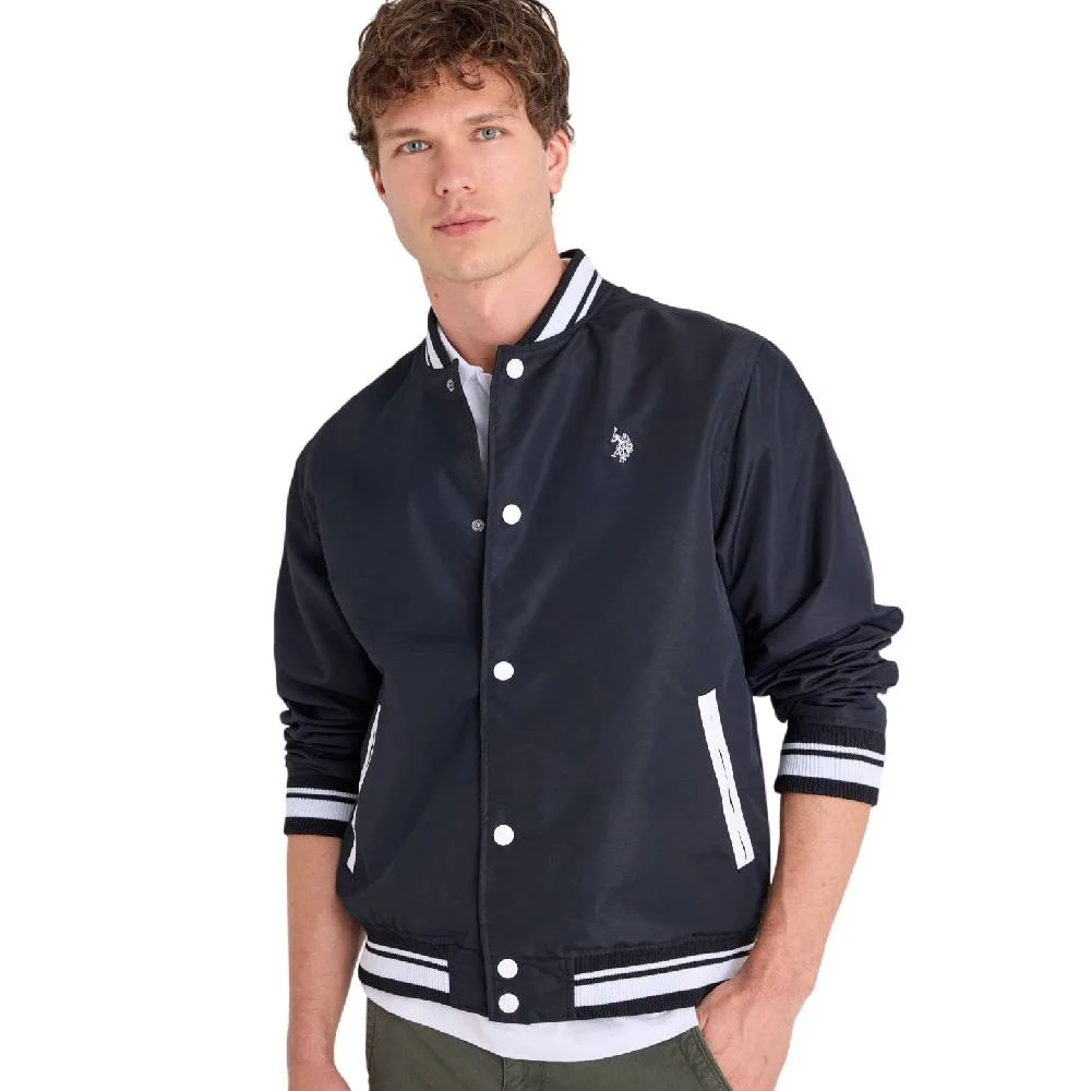 Мужская куртка U.S. Polo Assn. Baseball, черный