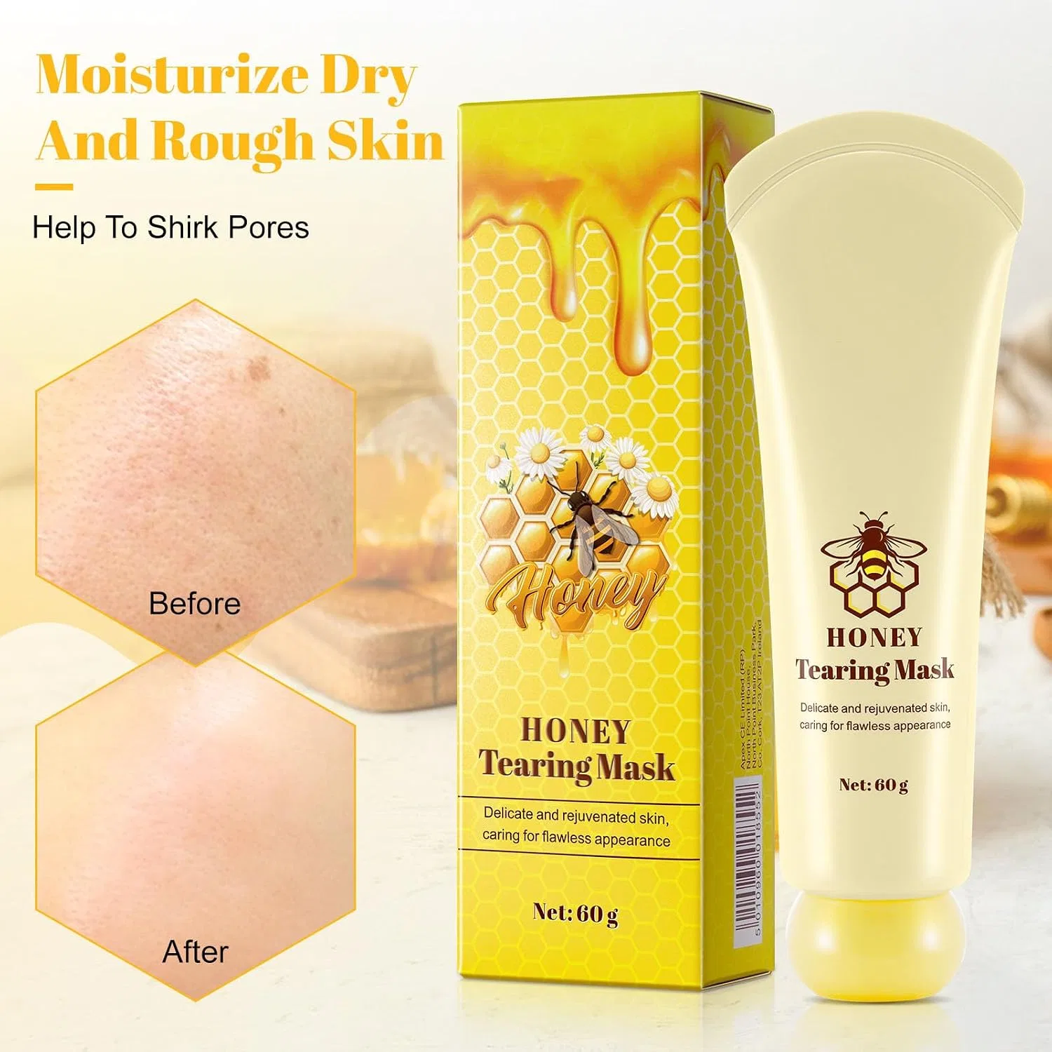 Маска для лица отшелушивающая Honey Peel Off Mask, 30 мл, 2 шт Generisch — фото 2