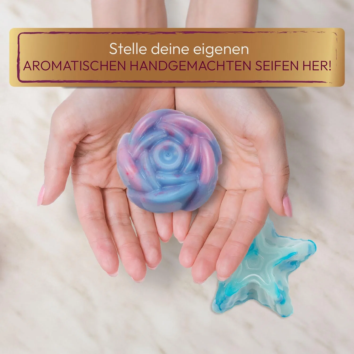 Набор для мыловарения 3 аромата, Science4you, Star Heart Rose — фото 3