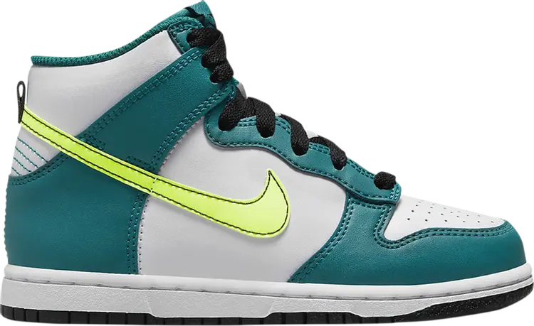 

Кроссовки Nike Dunk High PS 'Bright Spruce Volt', бирюзовый