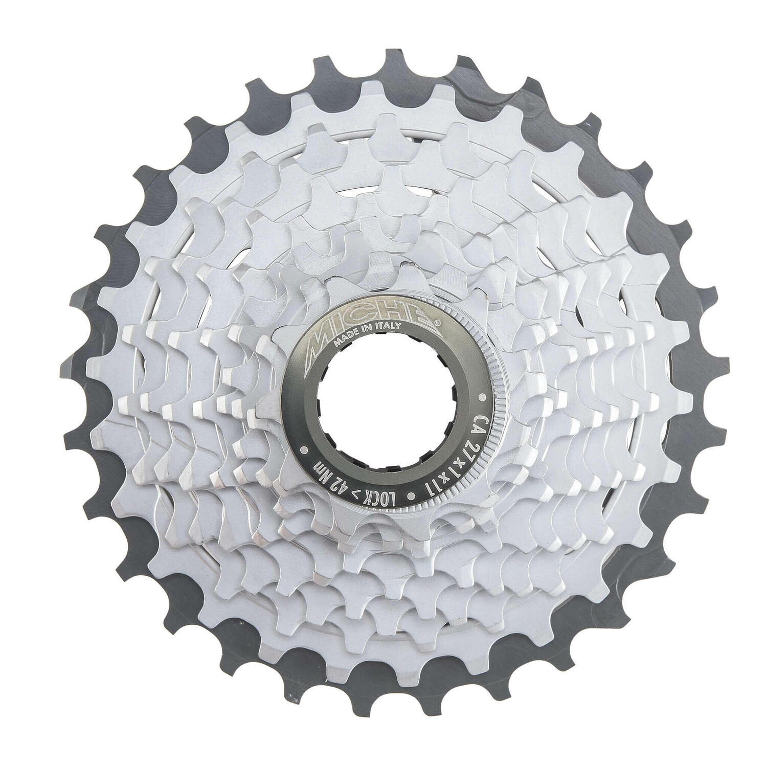 

Лента Miche light primato 11v campagnolo 14-30T, стальной серый / серый / черный