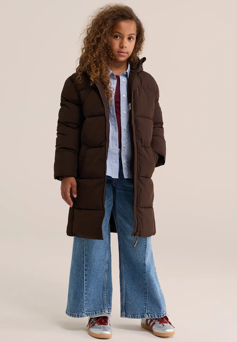 Зимнее пальто We Fashion, Dark Brown — фото 2
