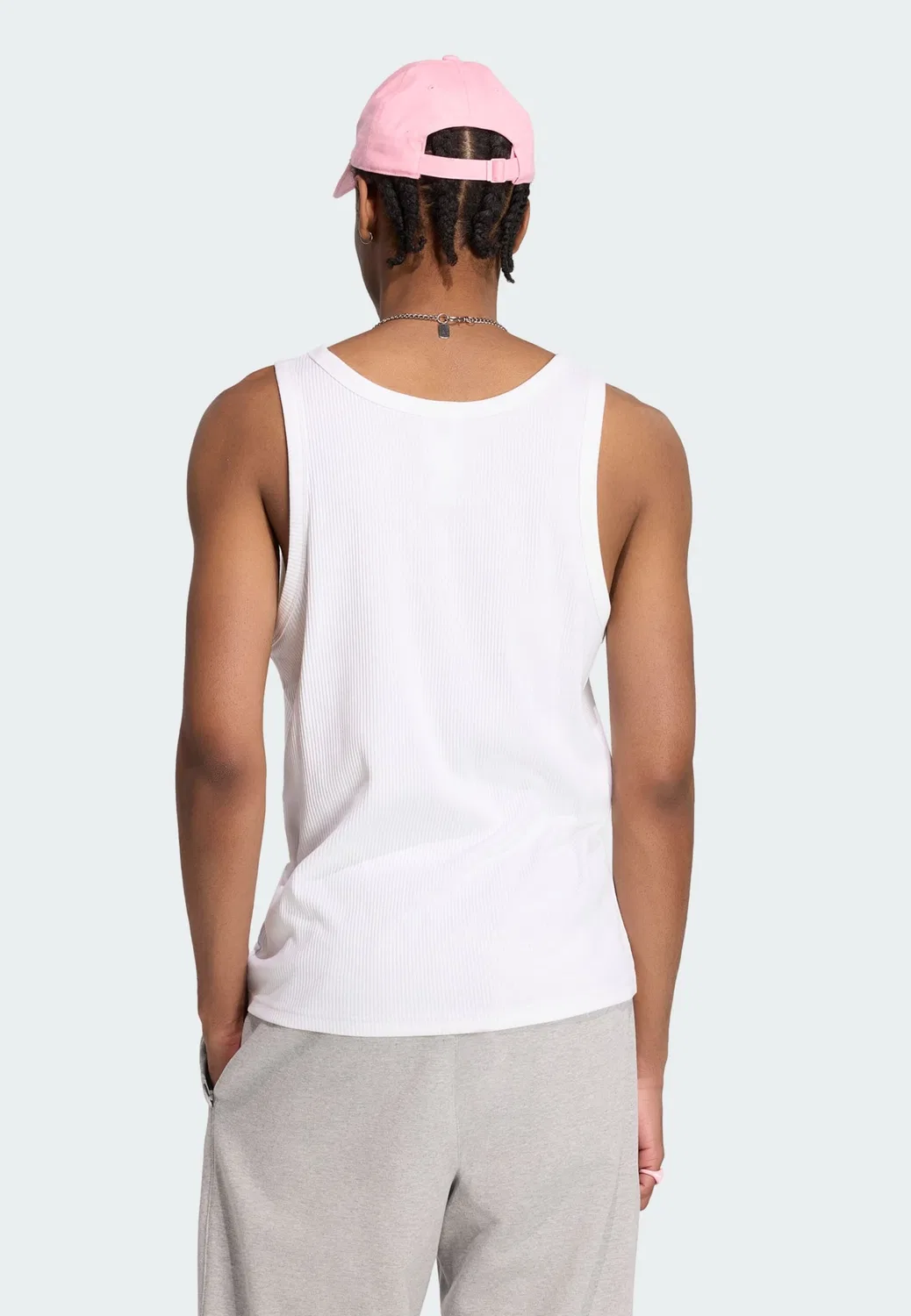 Майка Adidas Originals Trefoil Essentials белого цвета — фото 3