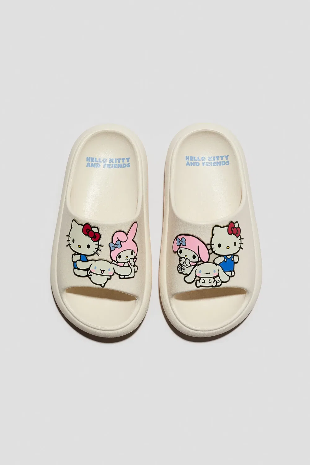 Детские сандалии бассейновые с принтом Hello Kitty H&M, Cream/Hello Kitty — фото 3