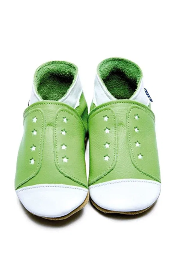 Детские ботинки для девочек кожаные Generic Brands, Green