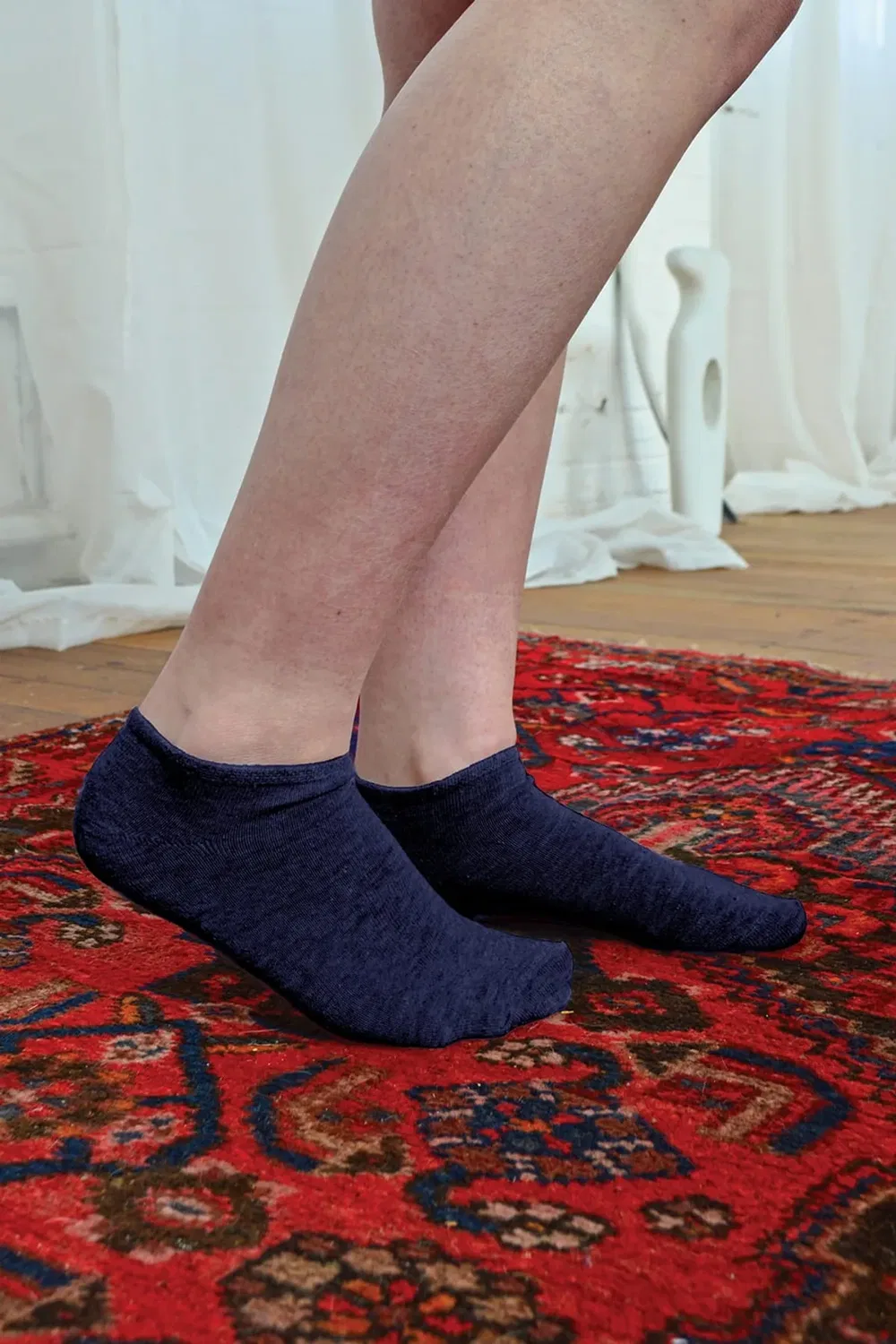 Набор хлопковых спортивных носков-невидимок Sock Snob, Navy — фото 4