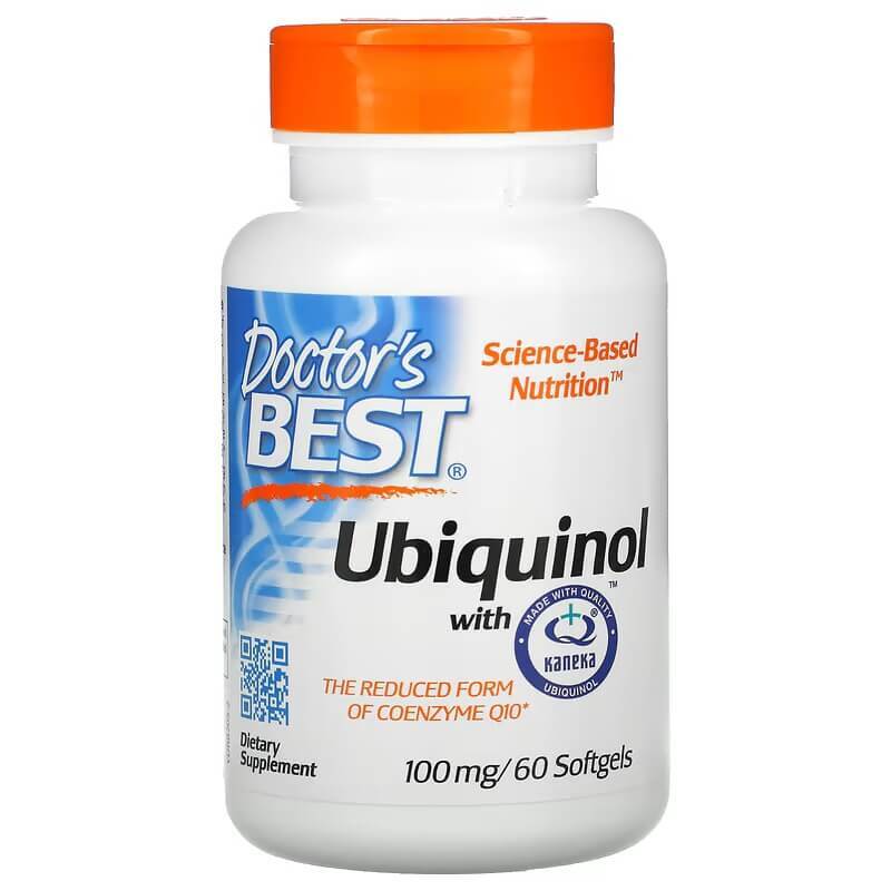 

Убихинол Doctor's Best с Kaneka 100 мг, 60 капсул