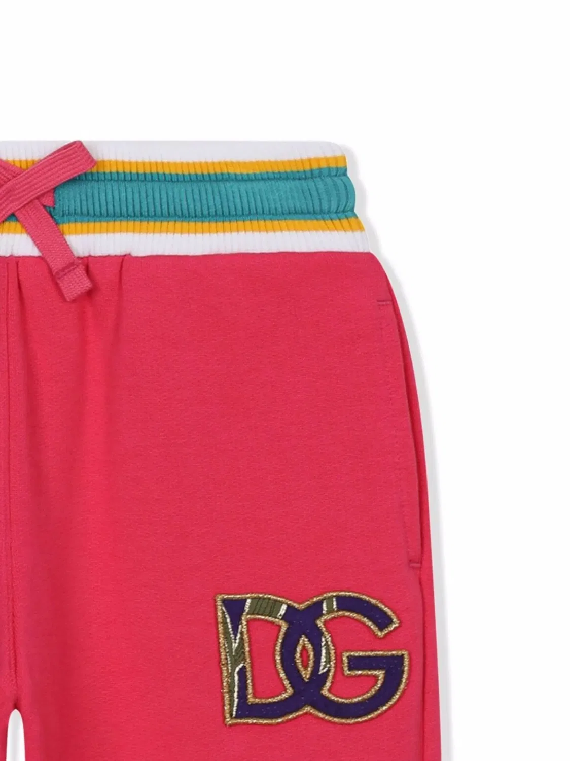Спортивные Брюки с Логотипом Dolce & Gabbana, ярко-розовый — фото 3
