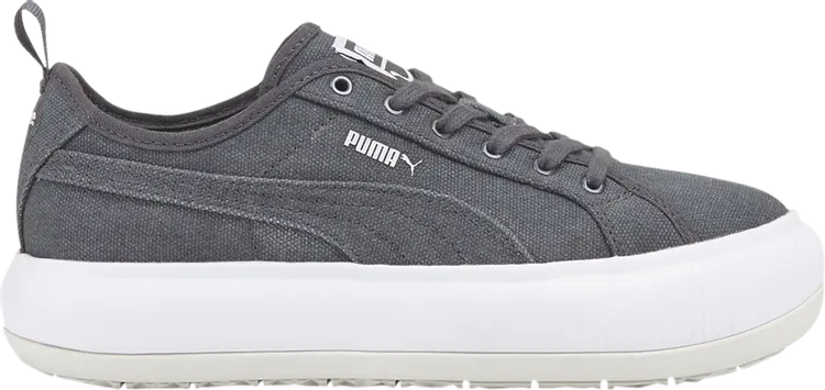 

Кроссовки Puma Wmns Suede Mayu Canvas Ebony, серый