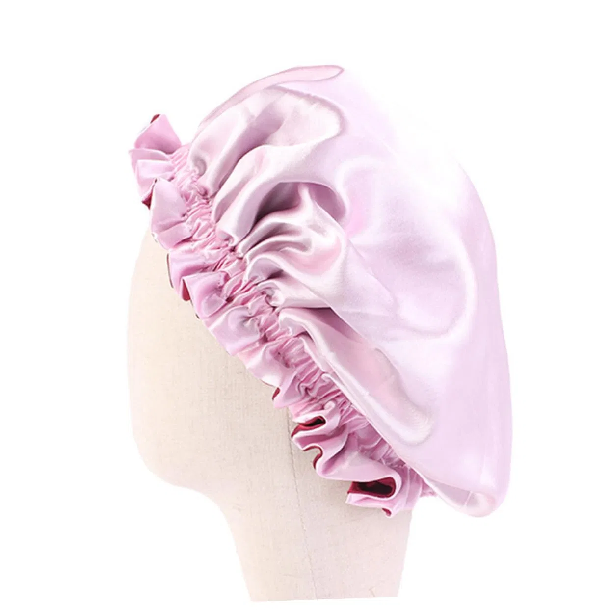 Шапочка для душа Satin, Healeved, 6 шт, розовая — фото 2