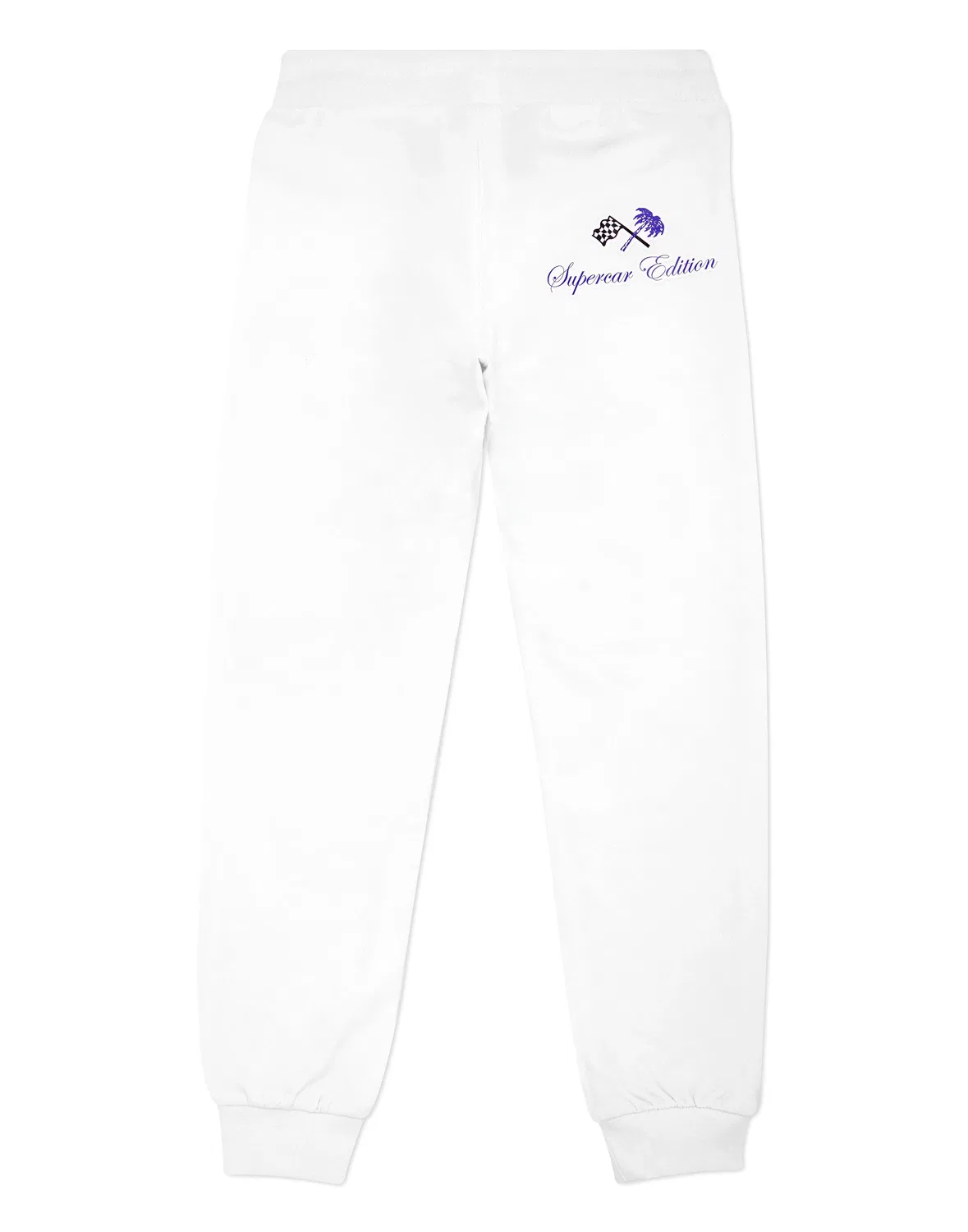 Детские спортивные штаны с принтом Racing Club PHILIPP PLEIN, White — фото 2