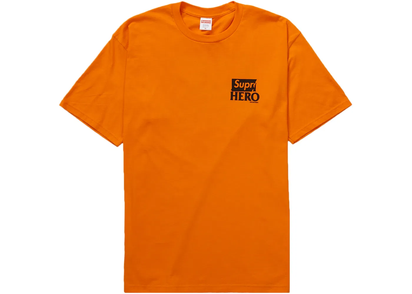 Мужская футболка с принтом Supreme ANTIHERO Dog Tee, Orange — фото 2