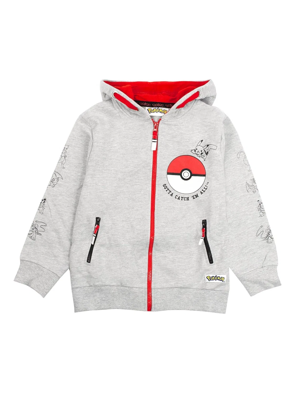 Худи Pokémon Pokeball Vanilla Underground, серый — фото 2