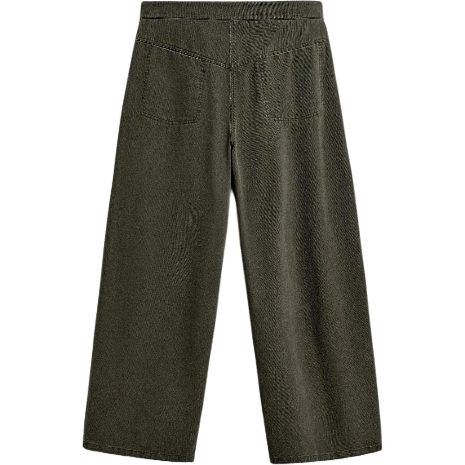 Мужские джинсы свободного кроя Khaki ZARA, Khaki — фото 3