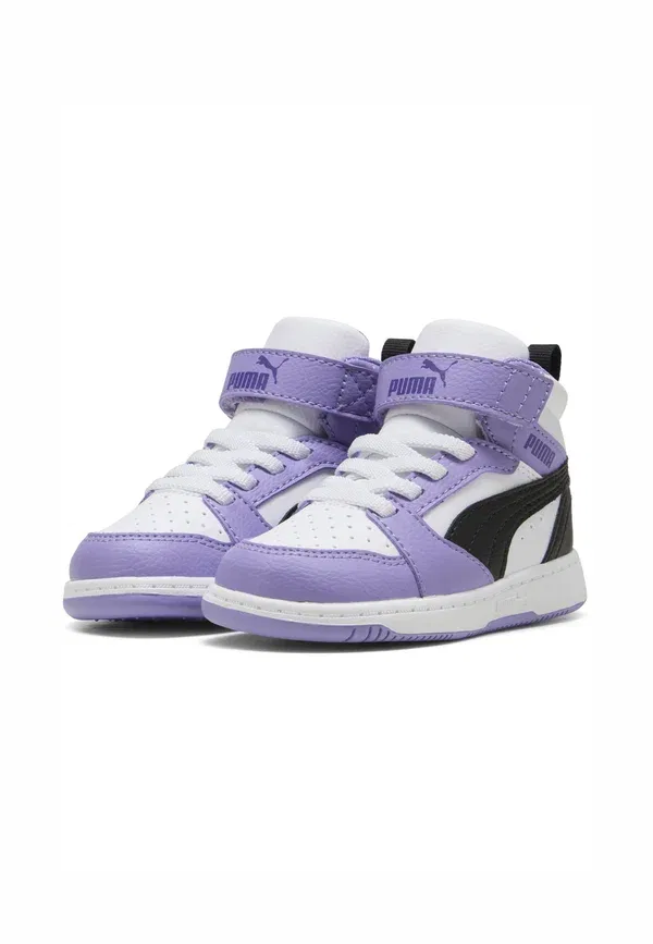 Ботинки снег Puma team violet, white, белый/черный/фиолетовый — фото 2