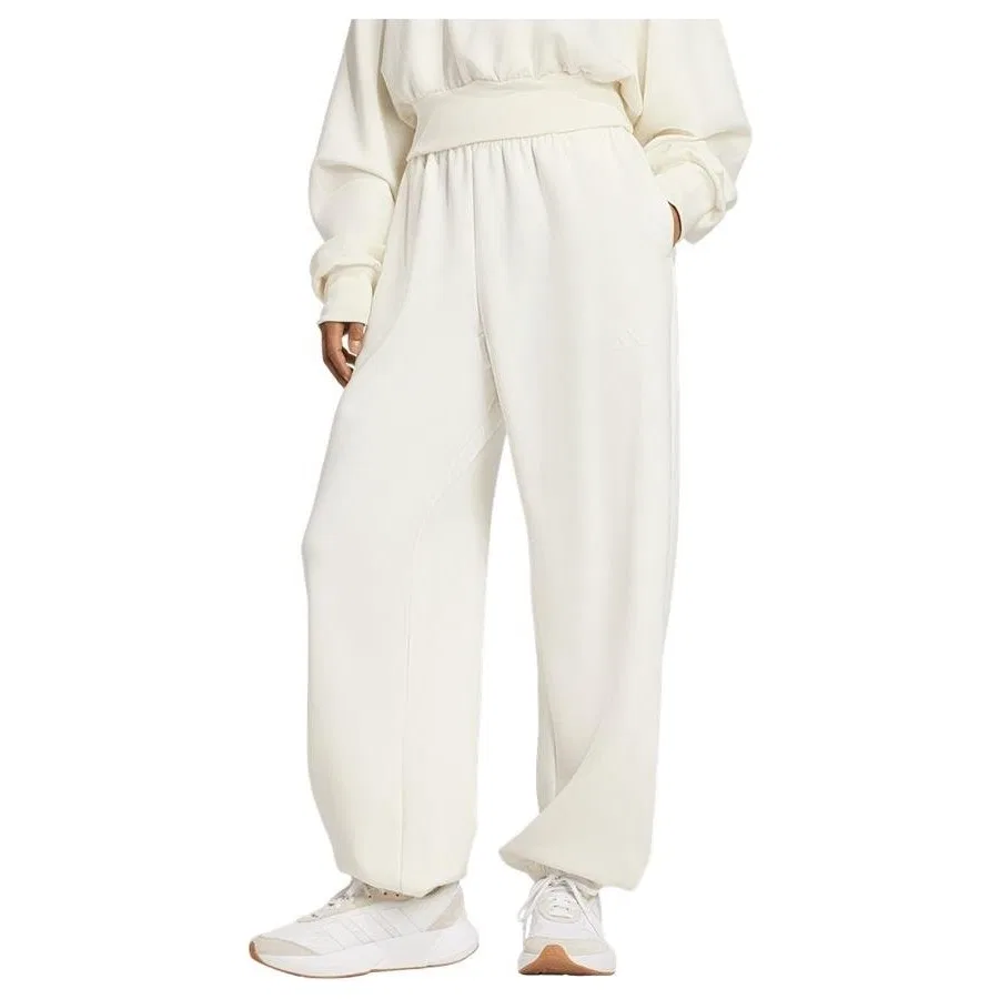 Женские спортивные штаны с мягкой подкладкой, модель W ALL SZN SL PT, adidas, Белый — фото 2