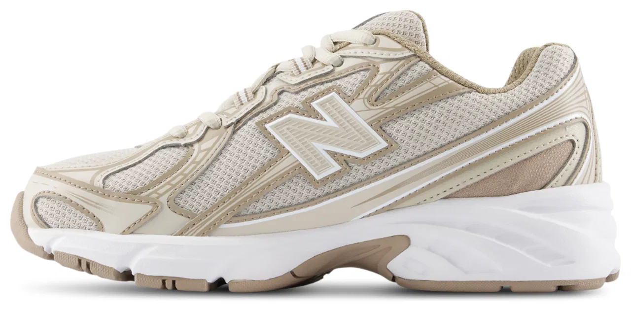 Детские кроссовки для мальчиков с открытым трикотажным верхом New Balance 740, Timberwolf Driftwood — фото 2