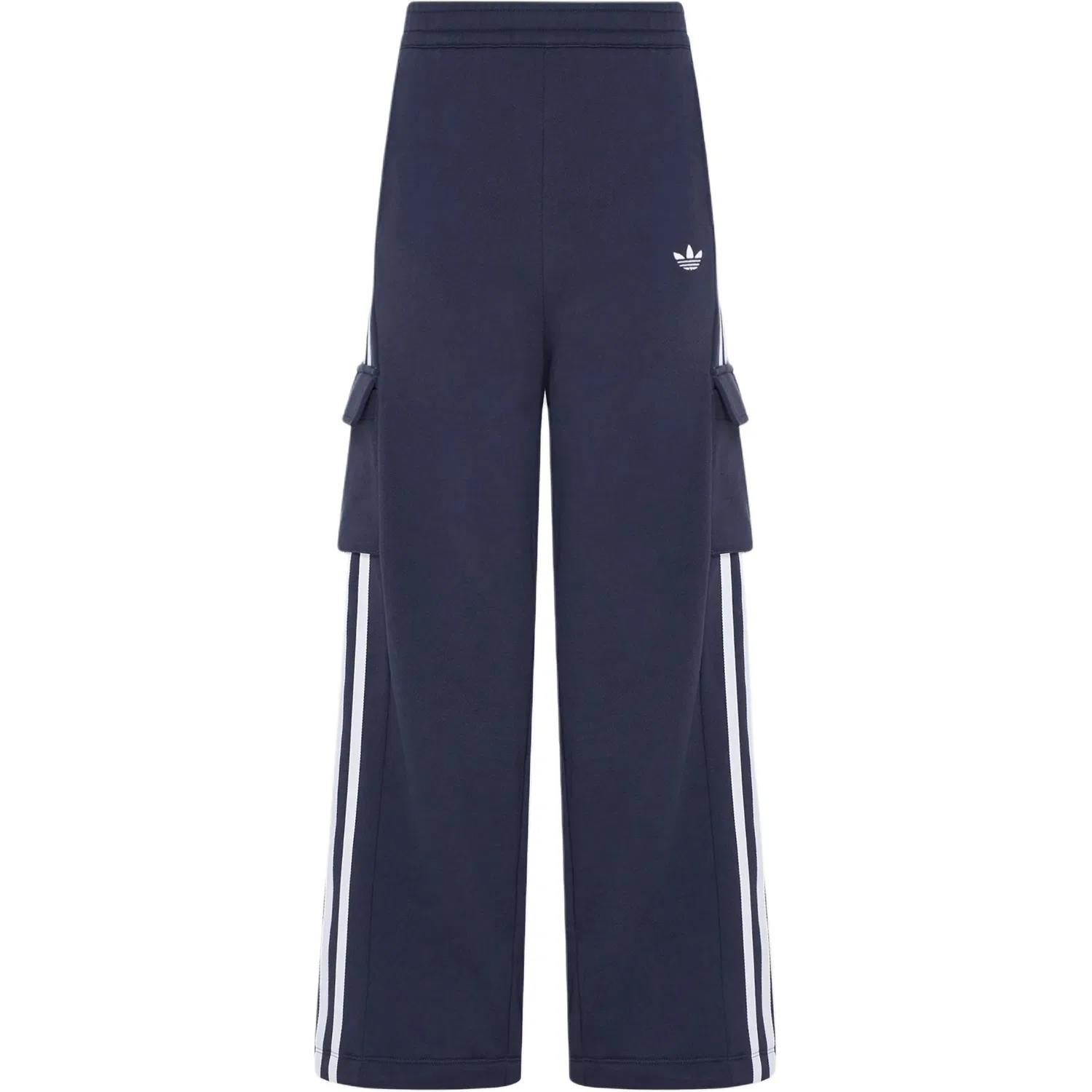 Детские трикотажные спортивные штаны средней посадки Adidas Originals, Dark Navy Blue