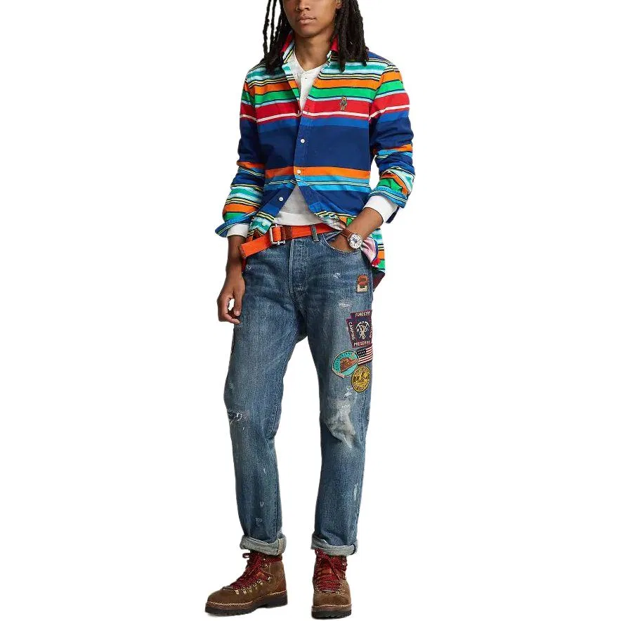 Мужская рубашка с принтом Polo Bear Classic Version Polo Ralph Lauren, Multicolor — фото 2