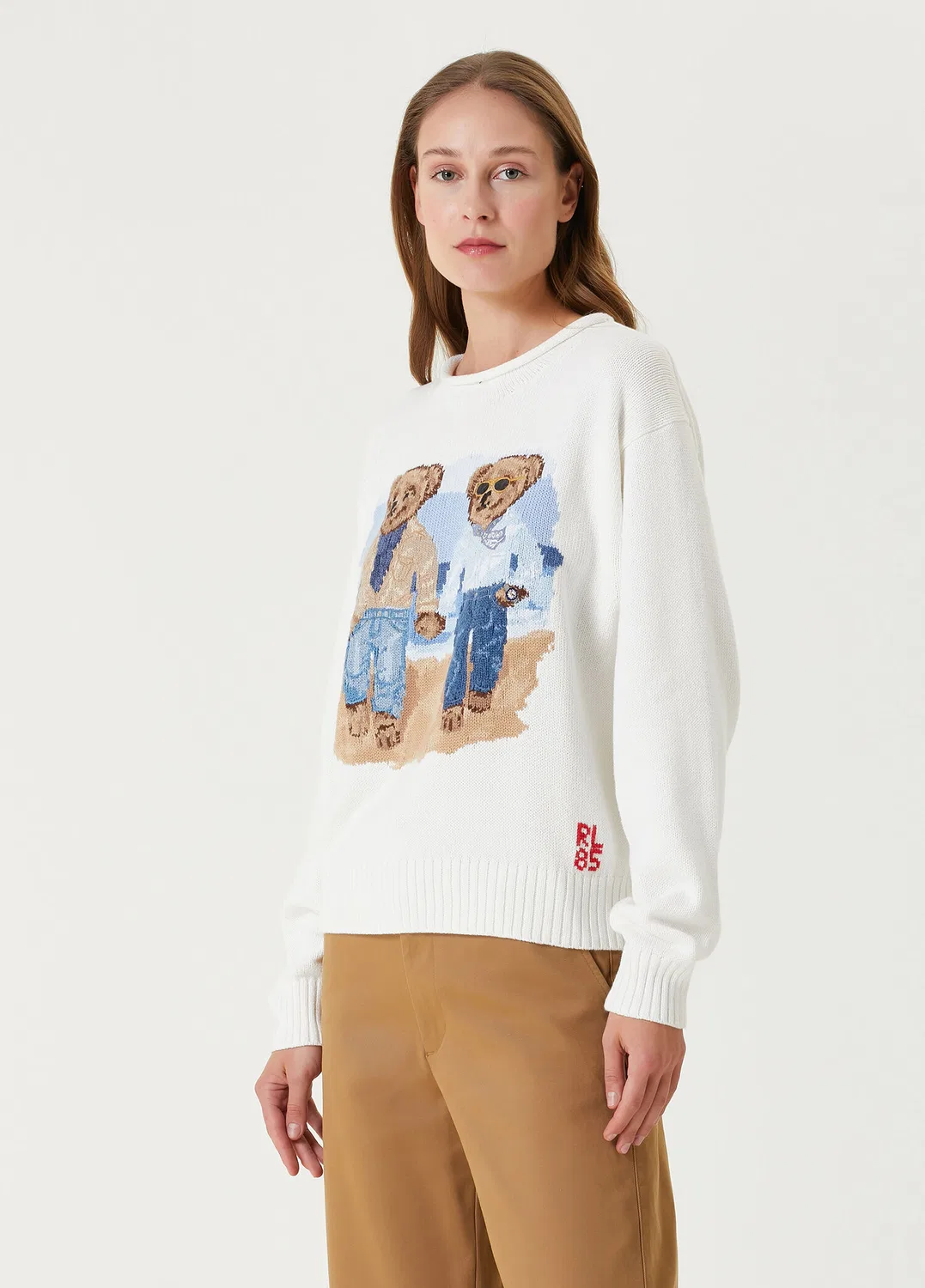 Джемпер Polo Ralph Lauren, белый — фото 3