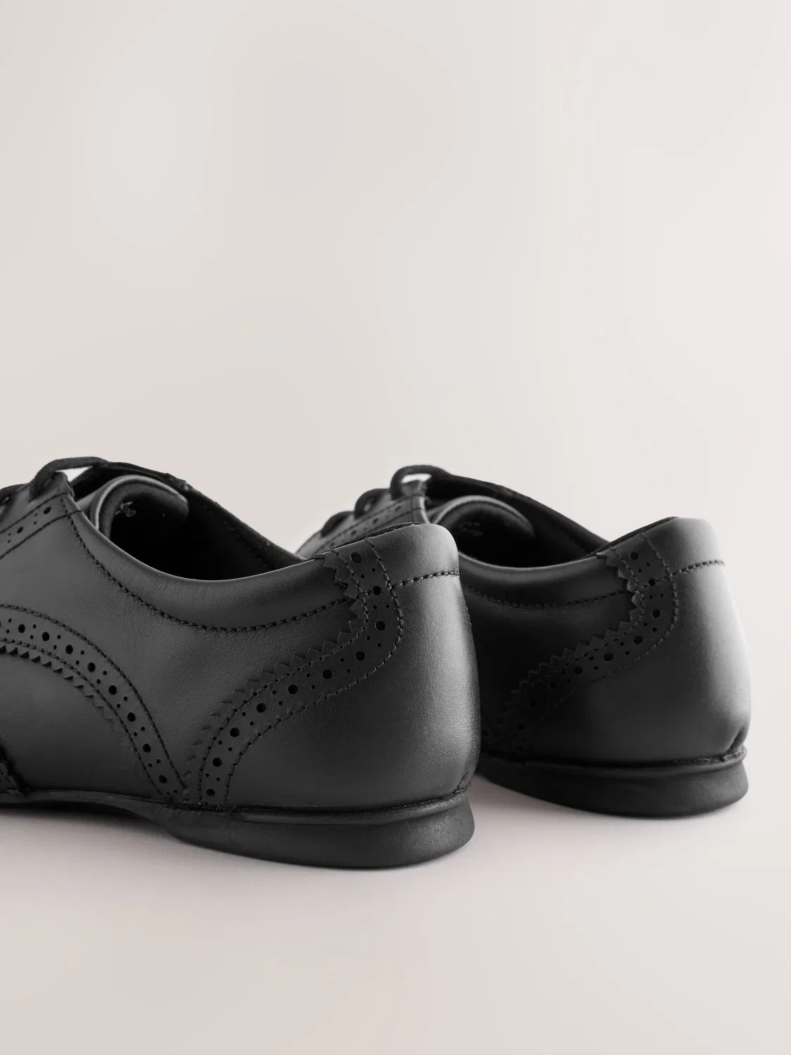 Туфли brogue на шнуровке Next, черный матовый — фото 4