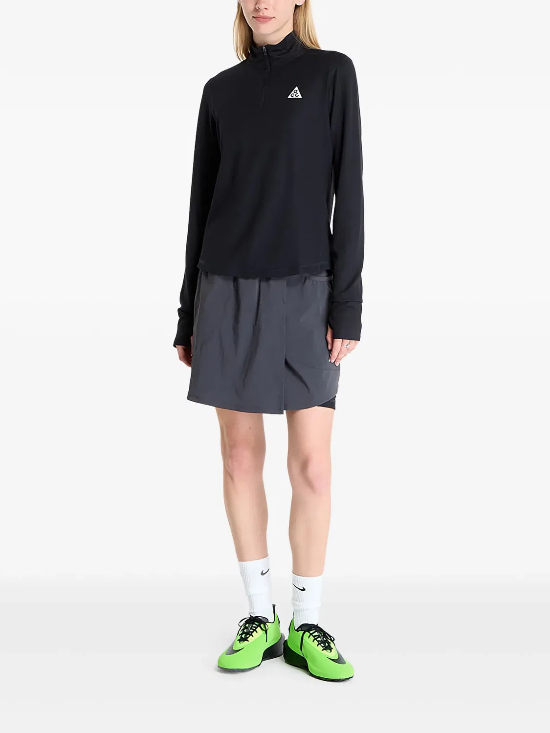 Nike Топ ACG Dri-FIT с полумолнией черный — фото 2